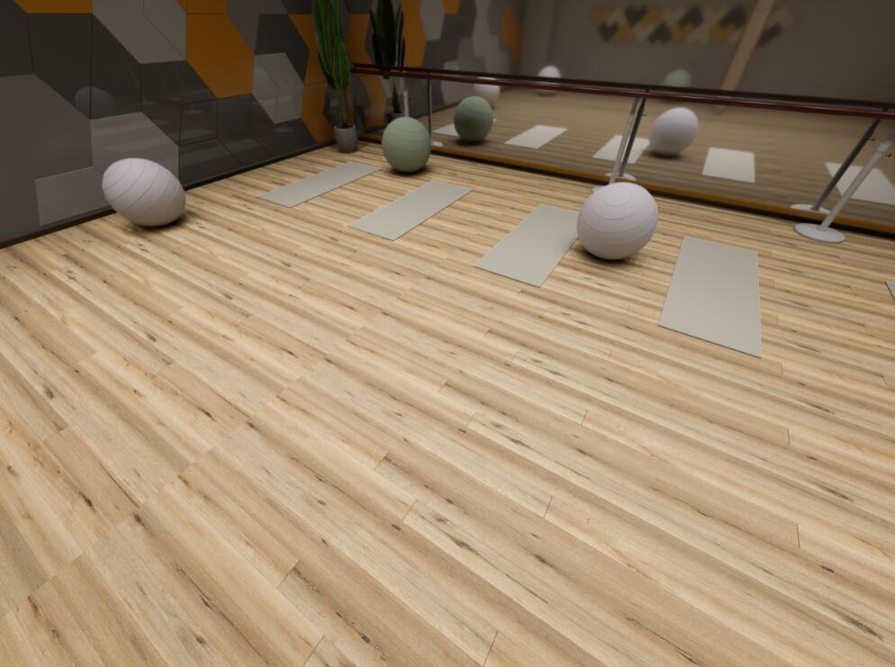 健身房选择耐磨性更好的PVC地板